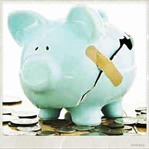piggy bank band aid